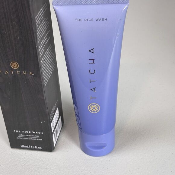 Tatcha The Rice Wash soft Cream Cleaner by Tatcha, 4 oz /120ML - Picture 3 of 6